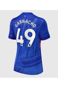 Chelsea Alejandro Garnacho #49 Voetbaltruitje Thuis tenue Dames 2025-26 Korte Mouw